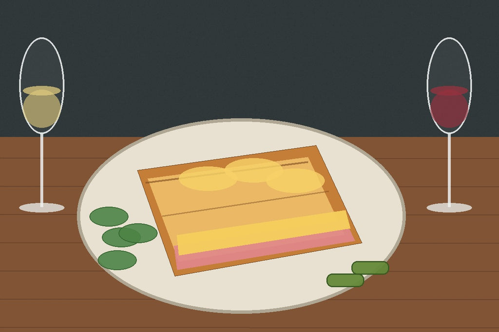 Croque-monsieur : blanc du Jura ou gamay ?