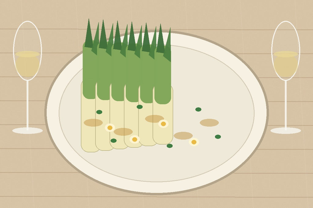 Poireaux vinaigrette : Muscadet ou sylvaner ?