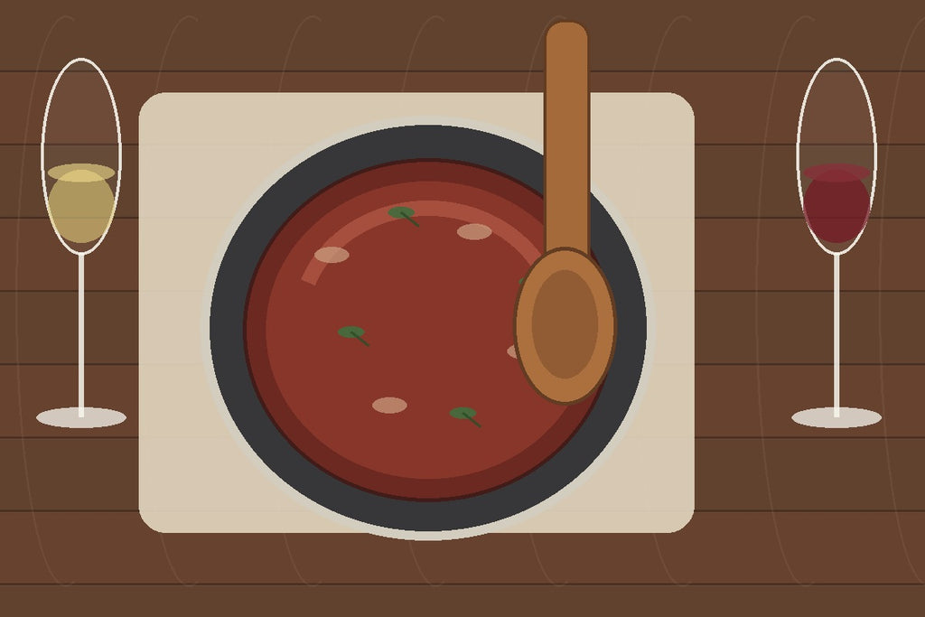 Vin dans la sauce : faut-il servir la même bouteille à table ?