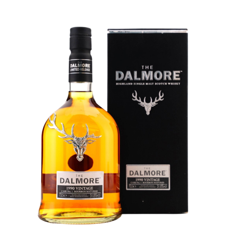DALMORE 1990 CASK No1 Bourbon Matured 51.8%